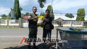 Beras Terjangkau untuk Warga Alas, Koramil 1607-04/Alas Sukseskan GPM SPHP