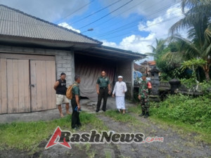 Babinsa Bebalang Bersama Kasdim 1626/Bangli Tinjau dan Lakukan Pengukuran Lahan KDKMP