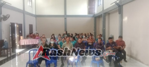 Perkuat Ketahanan Kesehatan, Babinsa Dangin Tukadaya Hadiri Musyawarah Rembuk Stunting.