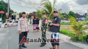 Ngerebeg Desa Dan Napak Pertiwi Sesuhunan Ratu Gede Berjalan Aman Dan Kondusif, Babinsa Satra Apresiasi Guyub Dan Ketertiban Masyarakat