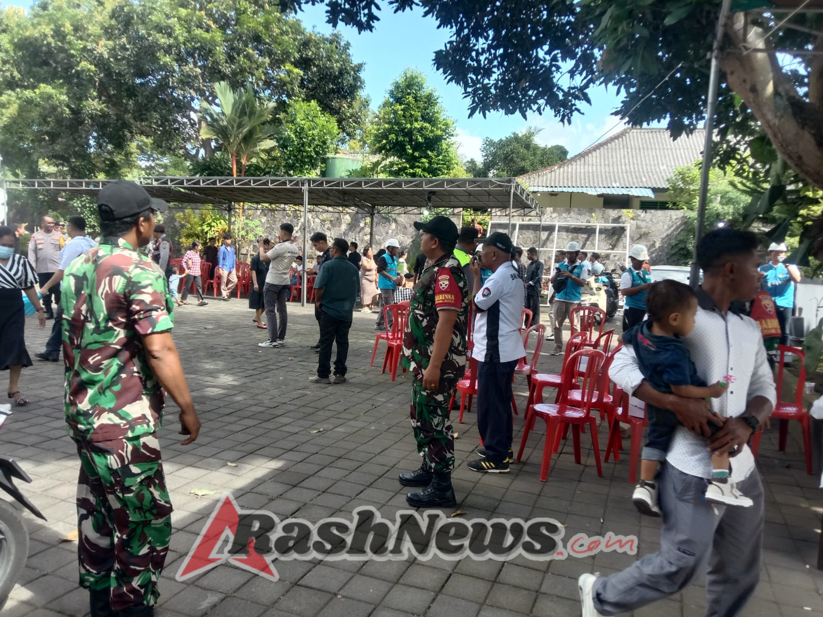 Terjunkan Personel Di Gereja, Dandim Klungkung Pastikan Ibadah Natal Aman Dan Kondusif