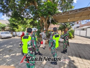 Sasar gereja Dan Titik Strategis, Kodim Klungkung Patroli Bermotor Wujudkan Wilayah Kondusif