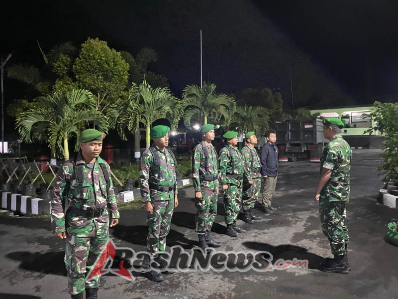Kodim 1612/Manggarai Turun Langsung Amankan Misa Natal di Ruteng