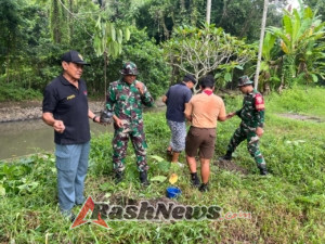 Sinergi TNI dan Pemerintah Desa, Koramil Sukawati Laksanakan Penghijauan di Desa Batubulan
