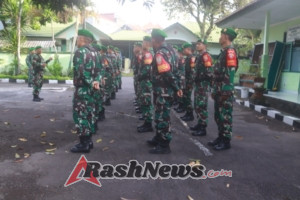 Apel Siaga, Pasiops Kodim Klungkung Tekankan Prajurit Tingkatkan Kepekaan Terhadap Bangsit Di Wilayah