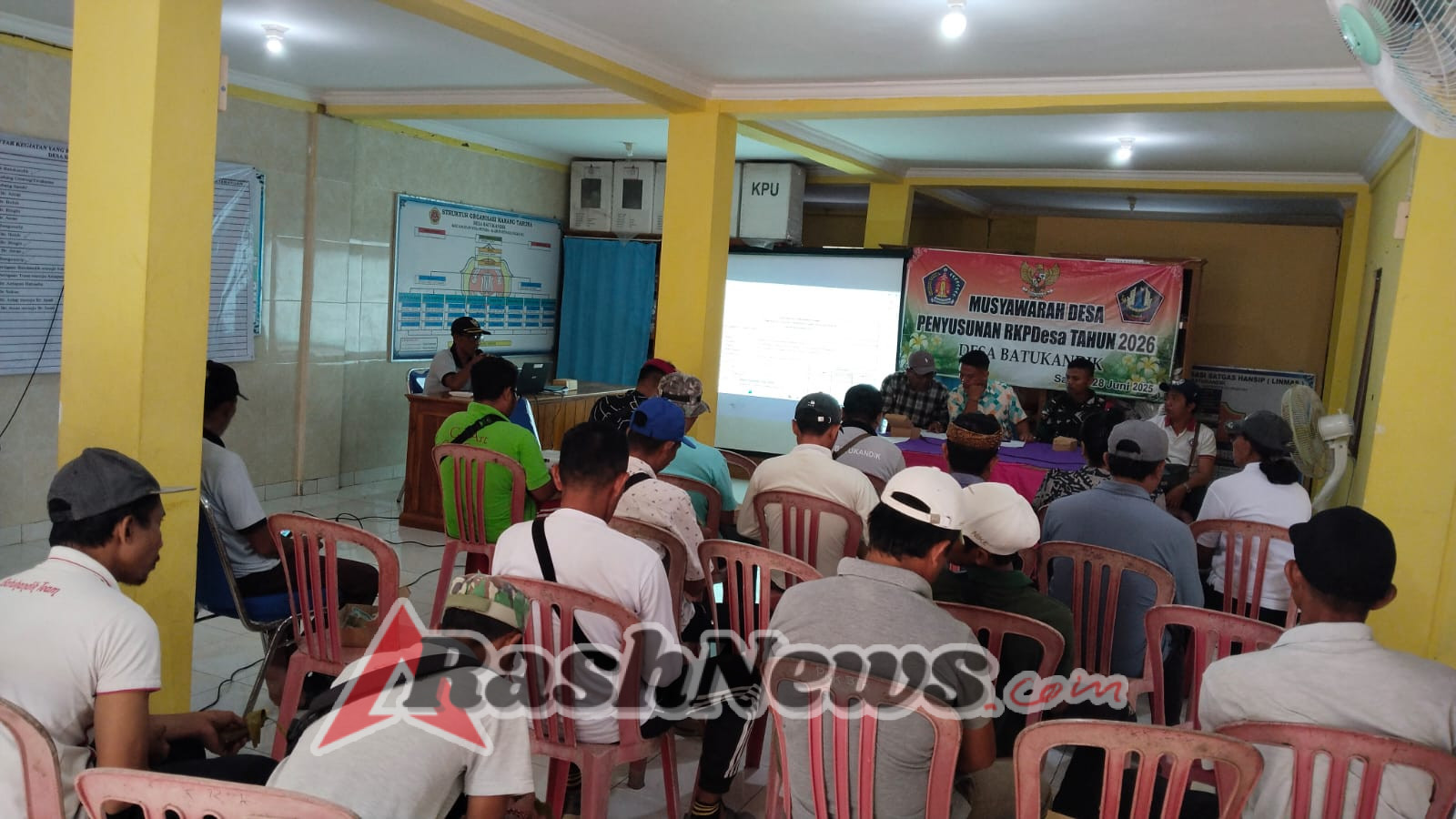 Atensi Musdes, Babinsa Batukandik Tegaskan Siap Beri Kontribusi Optimalkan Program Dan Pembangunan Desa