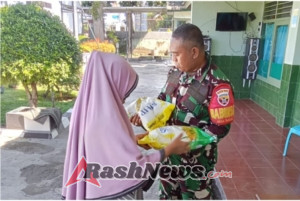 Tekan Harga Beras, Koramil Gelar Gerakan Pangan Murah SPHP