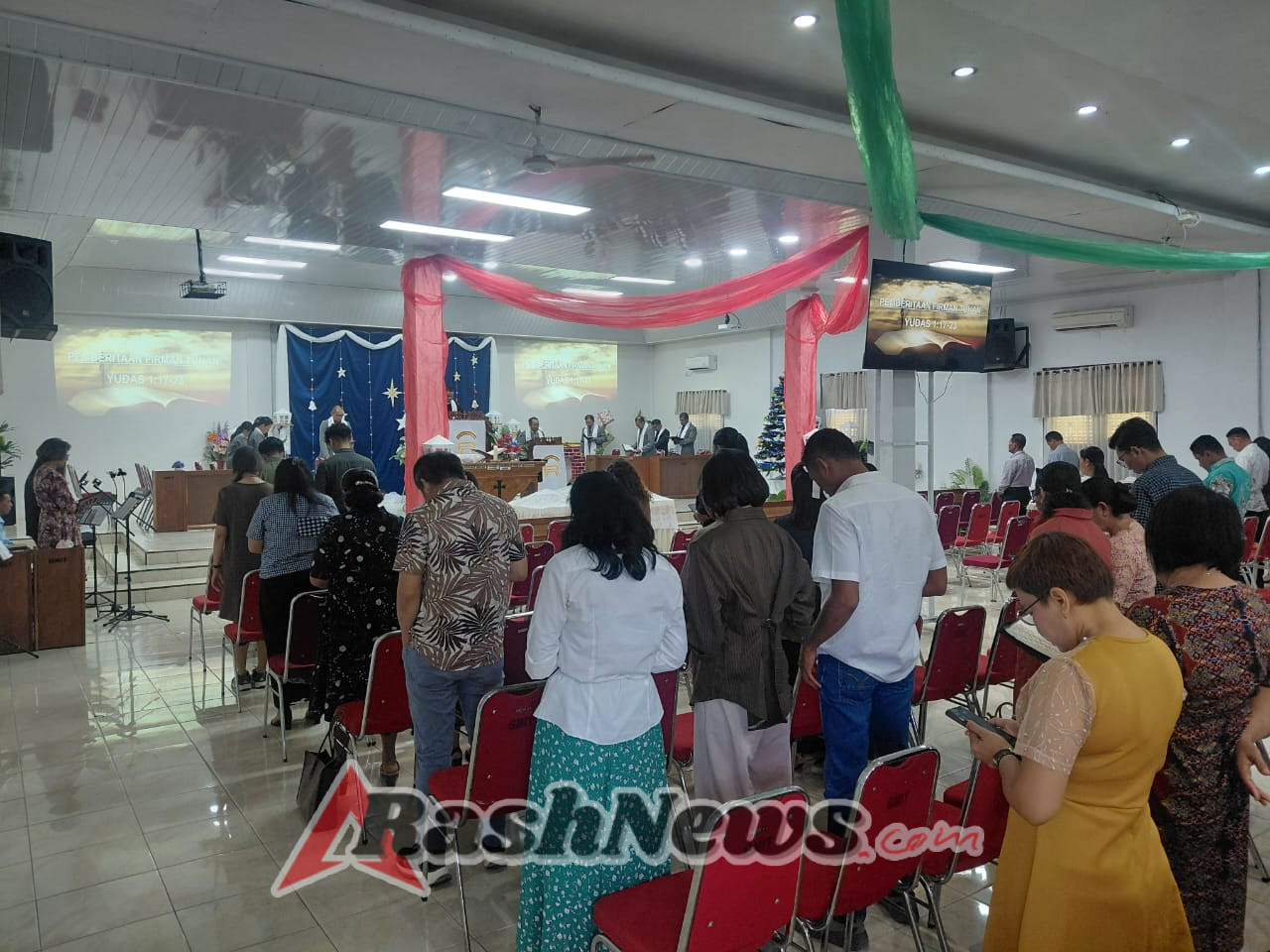 Aparat Jamin Keamanan Ibadah Umat Nasrani di Wilayah Kecamatan Maluk