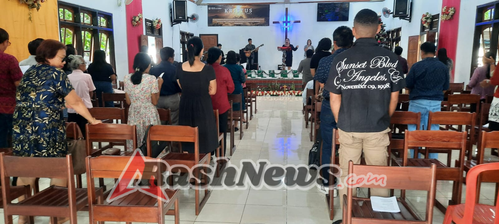 Harmoni di Desa Melaya: Pengamanan Terpadu Pastikan 150 Jemaat GKII Beribadah dengan Nyaman