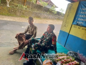 Sambangi Pura Khayangan Jagath Puncak Mundi, Kopka Kadek Parta Gelar Komunikasi Pastikan kamtibmas Aman