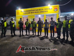 ‎Jelang Perayaan Nataru 2026, Kodim 1607/Sumbawa Gelar Patroli Gabungan di Titik Strategis