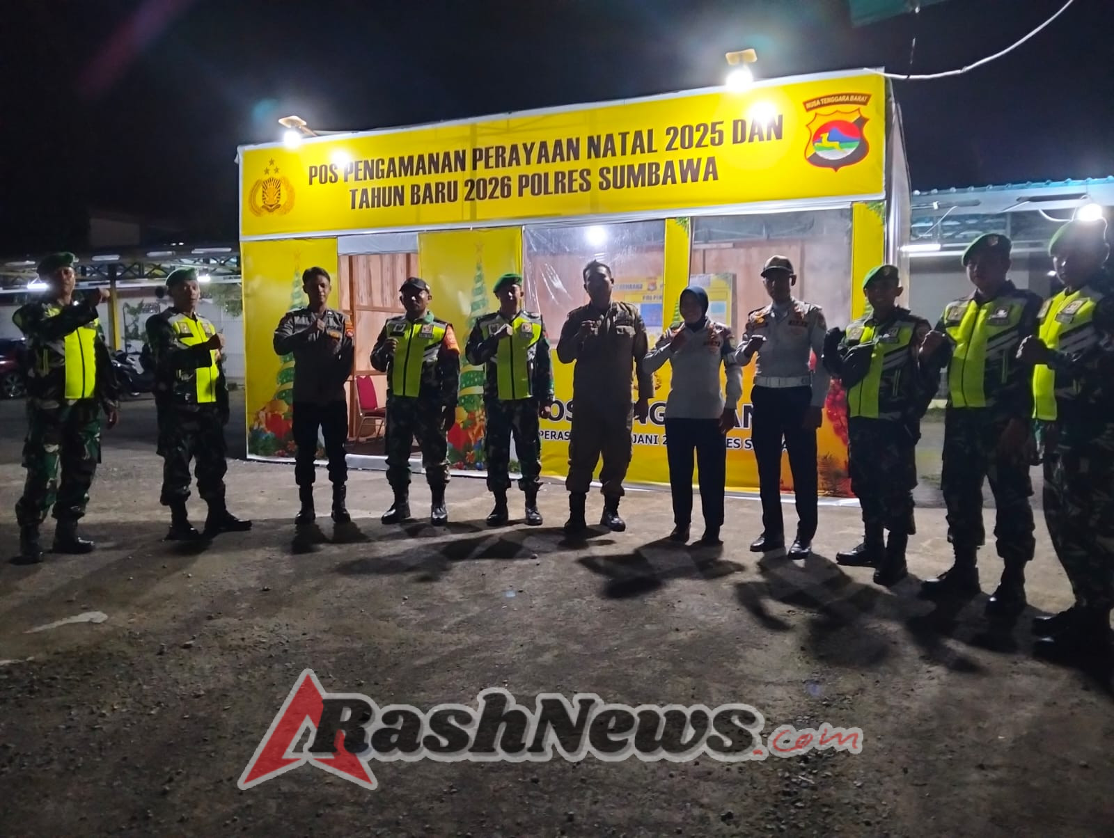 ‎Jelang Perayaan Nataru 2026, Kodim 1607/Sumbawa Gelar Patroli Gabungan di Titik Strategis