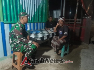 TNI Hadir di Tengah Masyarakat, Koramil Poto Tano Tingkatkan Patroli Keamanan