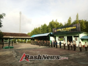 Wujudkan Semangat Patriotisme, Personel Kodim 1617/Jembrana Laksanakan Upacara Rutin