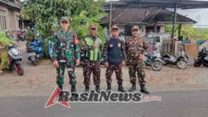 Hadir di Tengah 1.500 Jamaah, Babinsa Mendoyo Kawal Kelancaran Pengajian Ancab Muslimat NU