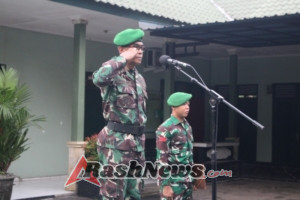 Seluruh Personel TNI dan ASN Ikuti Upacara Kodim Tabanan, Fokus Pengamanan Tahun Baru