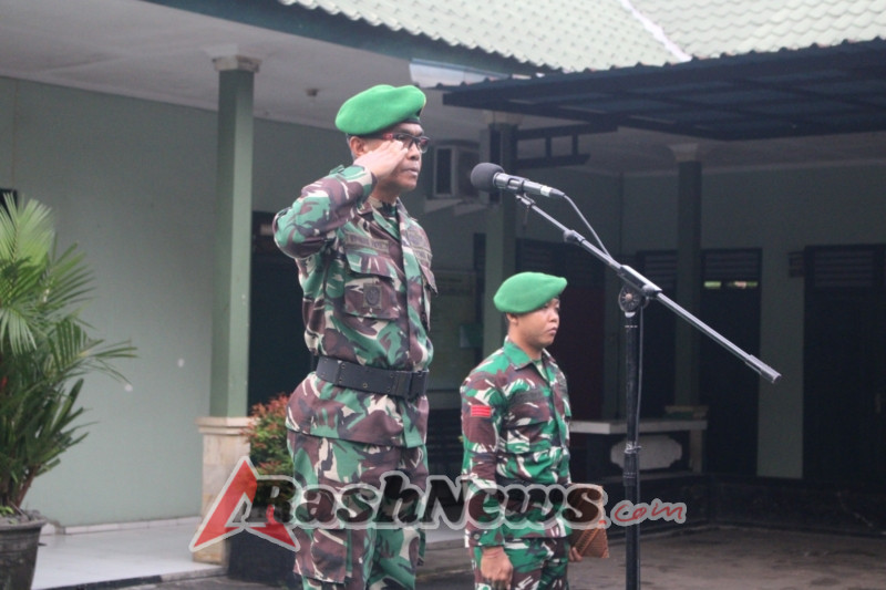 Seluruh Personel TNI dan ASN Ikuti Upacara Kodim Tabanan, Fokus Pengamanan Tahun Baru