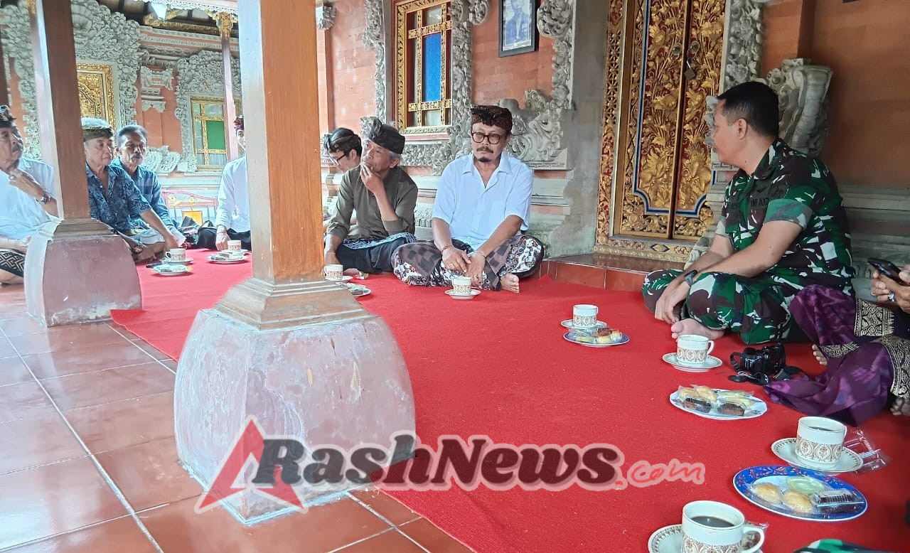 Bangun Sinergi dan Kebersamaan, Dandim 1626/Bangli Silaturahmi ke Puri Kilian Bangli