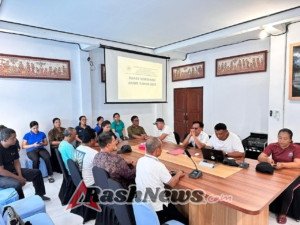 Hadiri Rapat Koordinasi Akhir Tahun, Babinsa Pesinggahan Tekankan Kesiapan Pengamanan Malam Tahun Baru