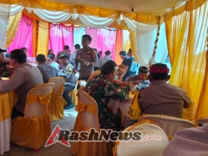 Sinergi TNI Dan Polri Warnai Pernikahan Bripda Gede Agus Sudiatmaja Putra