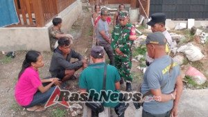 Babinsa Pejeng Kelod Kawal Sidak Pendataan Penduduk Pendatang Jelang Pergantian Tahun