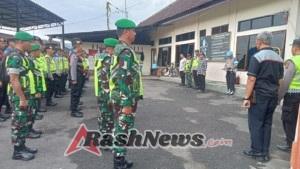 Apel Gabungan Pergantian Tahun , Tegaskan Sinergi TNI Polri Bersama Forkopimcam Ciptakan Kondusifitas Wilayah