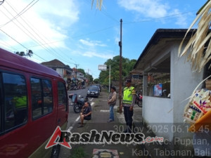 Polsek Laksanakan Giat Pengaturan Antisipasi Lonjakan Pengunjung Pasar Umum Pupuan