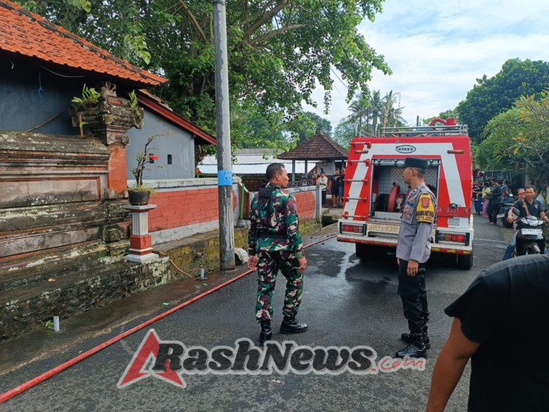 Peristiwa Kebakaran Prantenan Pura Tanah Putih Desa Adat Lebih, Utara Pura Dalem Lebih