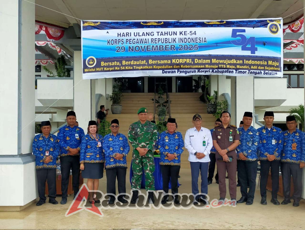 Sinergi dan Dedikasi: TTS Gelar Upacara HUT KORPRI ke-54 dengan Peserta 2.000 Orang