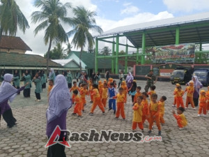 ‎Tingkatkan Wawasan Kebangsaan, TKIT Ar-Rantisi Laksanakan Studi Lapangan ke Makodim Lotim