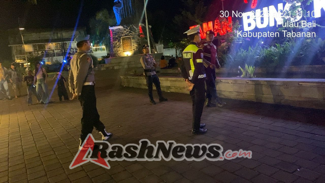 Patroli Gabungan Blue Light Polres Tabanan Perkuat Keamanan Malam Minggu dan Cegah Gangguan Kamtibmas