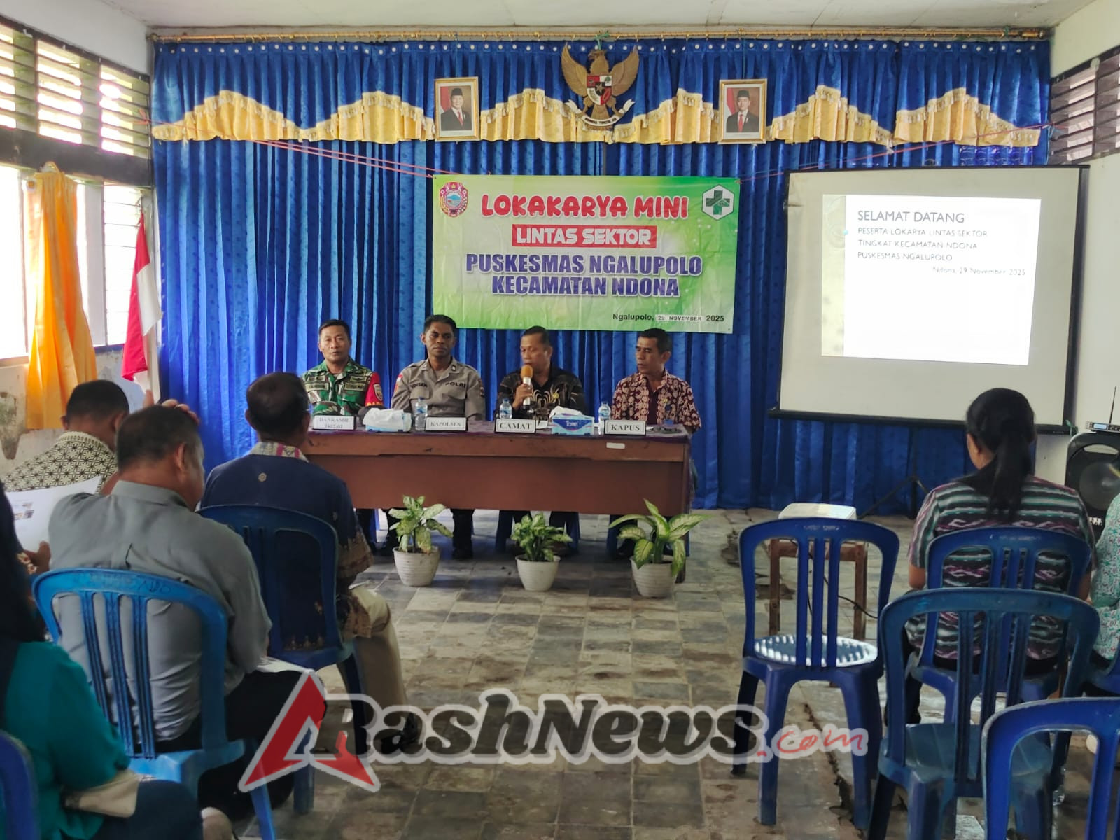 TNI Hadir untuk Rakyat, Babinsa Koramil 1602-01/Ende Ikut Minilok Kecamatan Ndona 2025