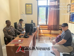 Tingkatkan Kualitas Pelayanan Publik, SPKT Polsek Tabanan Responsif Layani Laporan Kehilangan Surat Berharga Warga