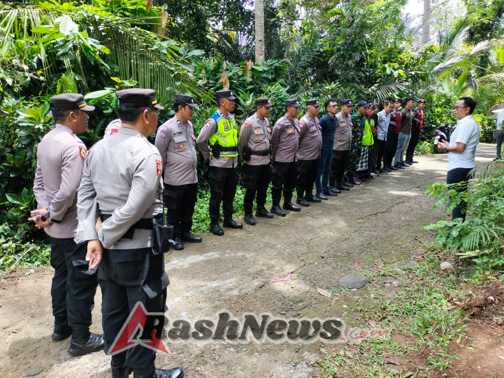 Gabungan Polres Tabanan amankan Eksekusi Lahan & Bangunan di Desa Bajera Utara