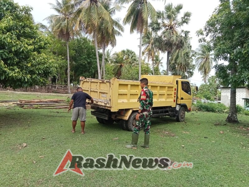 Pembangunan KDKMP Desa Batutua Berjalan Lancar, Material Batu Split Mulai Masuk