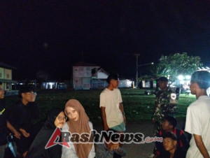 Piket Koramil Jereweh Lakukan Patroli dan Imbau Warga Jaga Ketertiban