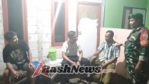 Koramil 1628-02/Sekongkang Laksanakan Patroli Malam Ciptakan Lingkungan Aman