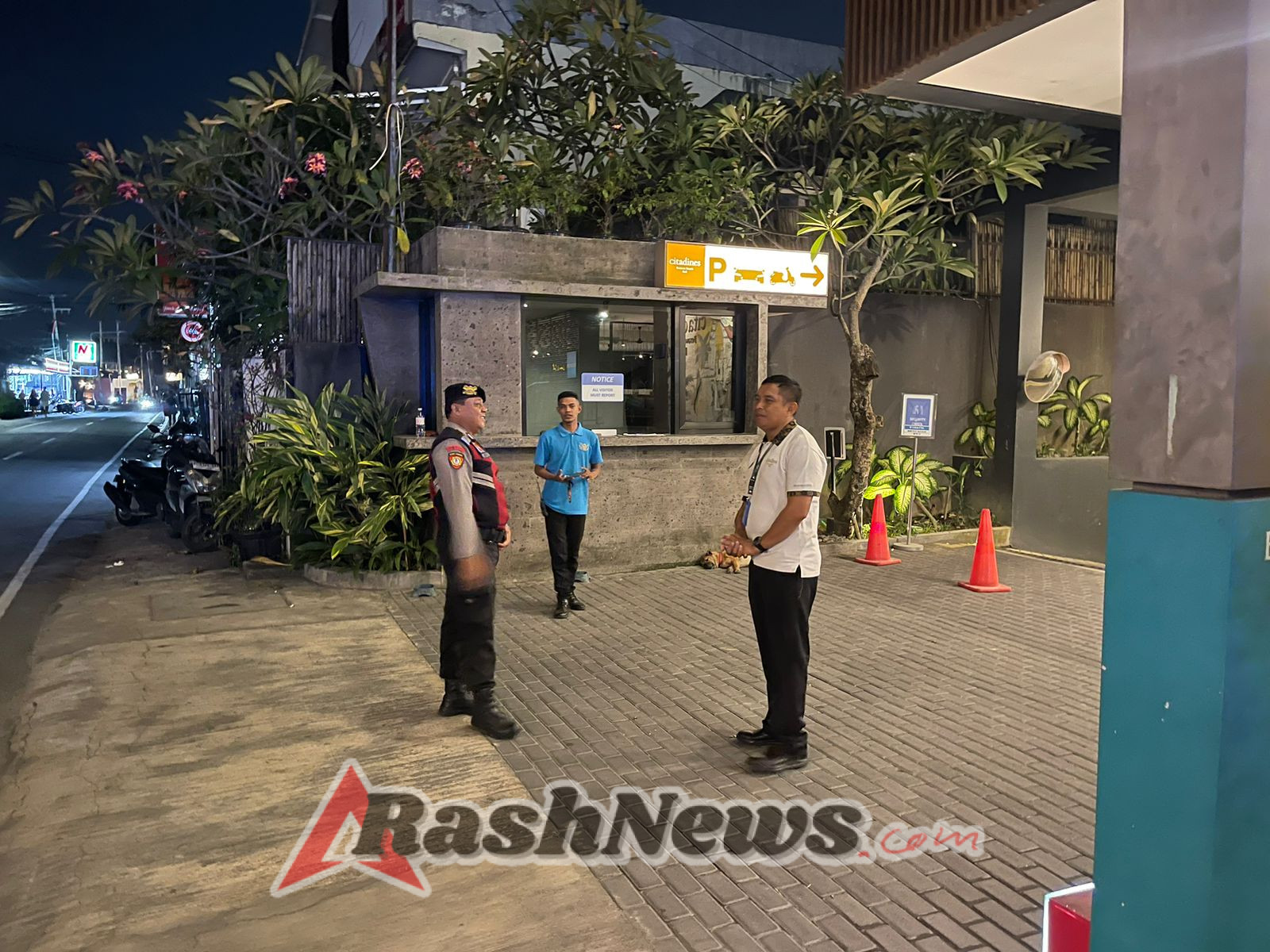 Unit Samapta Polsek Kuta Utara Patroli  Ingatkan Security Waspada Kejahatan