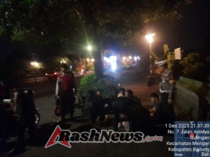 UKL Polsek Mengwi Terus Tingkatkan Patroli KRYD