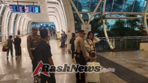 Polres Kawasan Bandara Tingkatkan Patroli Humanis di Terminal Internasional, Jaga Kenyamanan Wisatawan