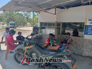 Pamwil dan Komsos Babinsa di Ende, Warga Antusias Sambut Kehadiran TNI