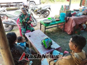 Komsos dan Pamwil Babinsa di Ende, Warga Desa Wonda Sambut Antusias Kehadiran TNI
