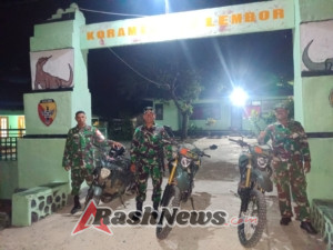 Koramil 1630-02/Lembor Laksanakan Patroli Monitor Wilayah untuk Jaga Keamanan Kecamatan Lembor