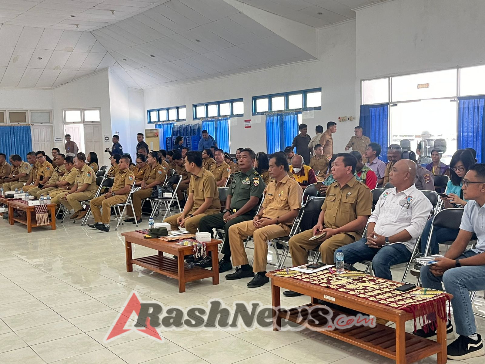 Kasdim 1601/Sumba Timur Wakili Dandim pada Rakor Penanggulangan AIDS/HIV, TB dan Malaria