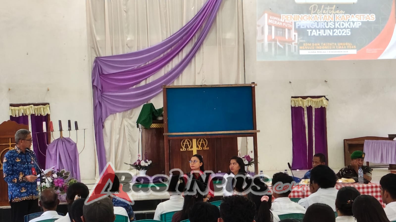 Pelatihan KDKMP 2025 Resmi Dibuka, Danramil 03/Katikutana Berikan Dukungan Penuh