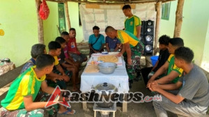 Tempe Jadi Peluang Usaha Baru, Satgas Pamtas Gelar Sosialisasi di Desa Dafala