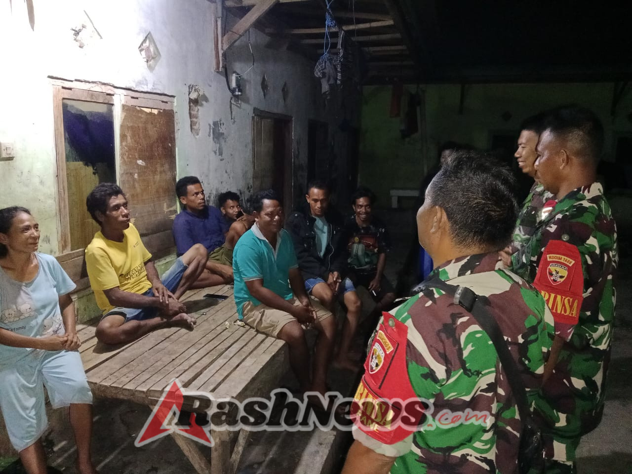 Sinergi TNI dan RT RW Perkuat Pengamanan Lingkungan di Kelurahan Paruga