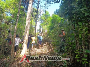 Babinsa Koramil 1612-05/Satarmese Kawal Pembagian Tanah Ulayat Tetap Aman & Kondusif