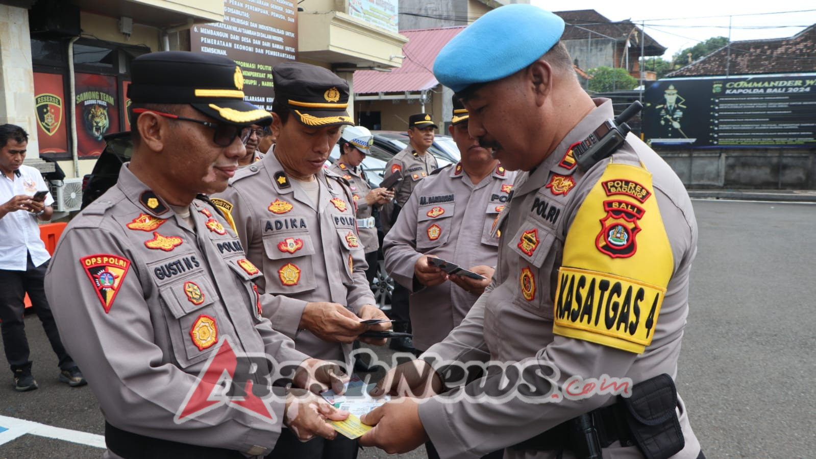 Hindari Penyimpangan Saat Bertugas, Propam Polres Badung Laksanakan Gaktiblin