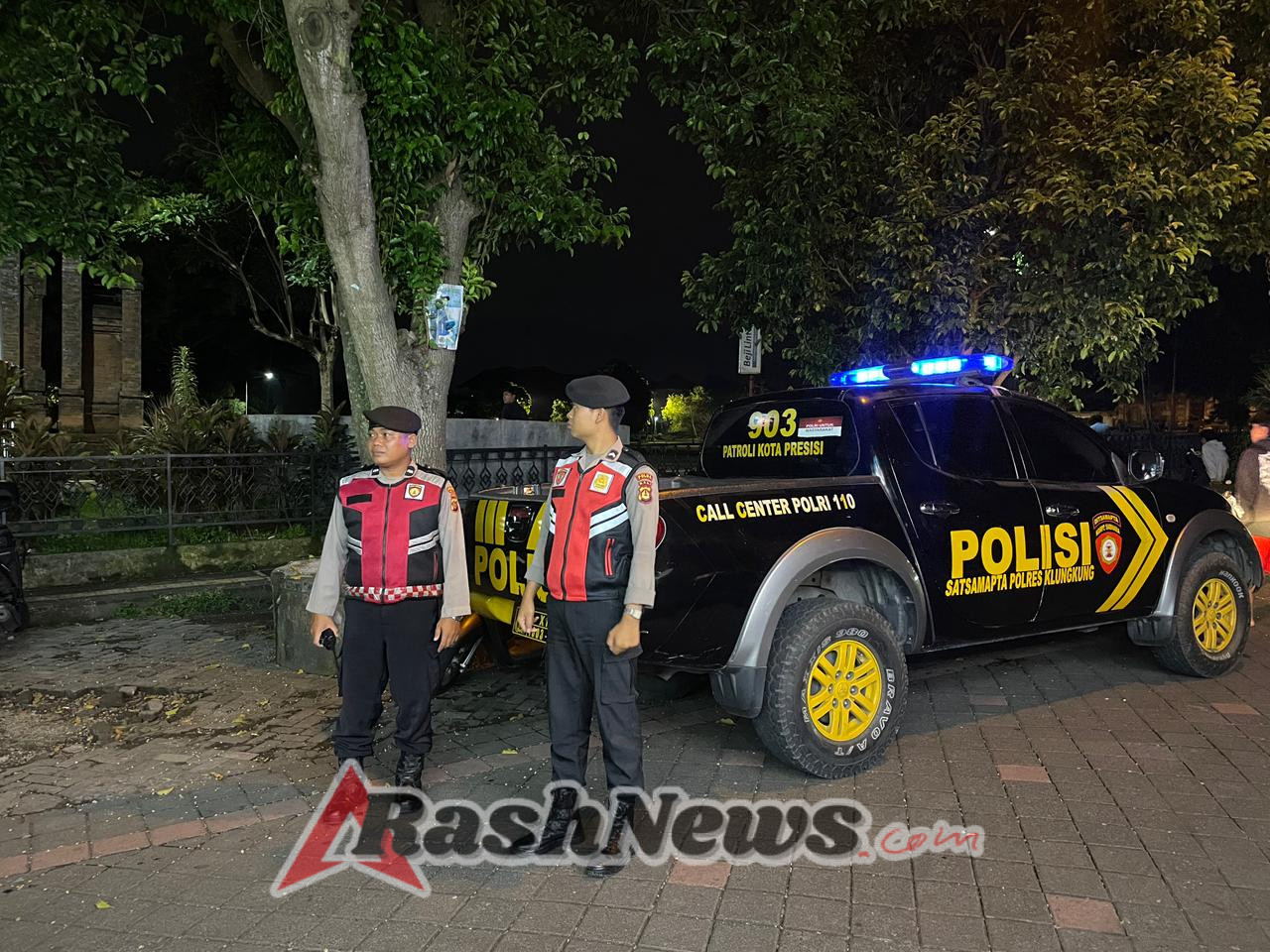 Polres Klungkung Tingkatkan Kegiatan Patroli Malam jaga Kamtibmas